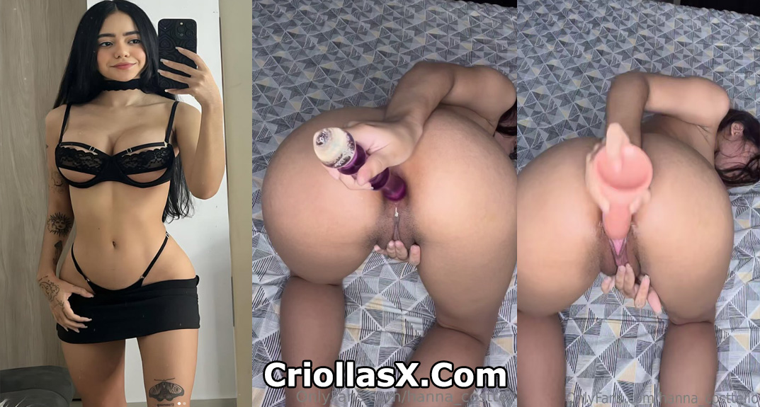 Hanna_costtello colombiana masturbándose su trasero y vagina para solo fans Colombia