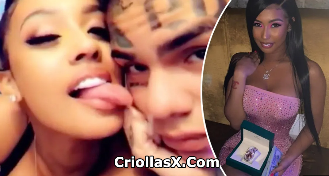 El famoso 6ix9ine y su esposa Jade Filman follando en casa