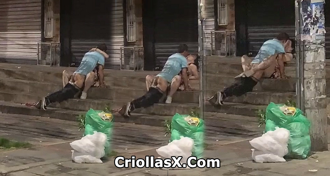 La pareja de Tyd atrapó tener relaciones sexuales en las calles de Bucaramanga Colombia