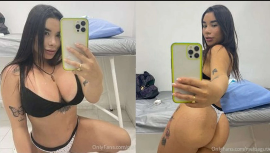 Melisagierrez7 Instagramer colombiano jugando con sus tetas