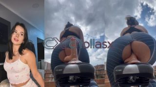 Los Videos de SoycCherry Colombiana masturbandose encima de bicicleta para OnlyFans Colombia por Criollasx.net