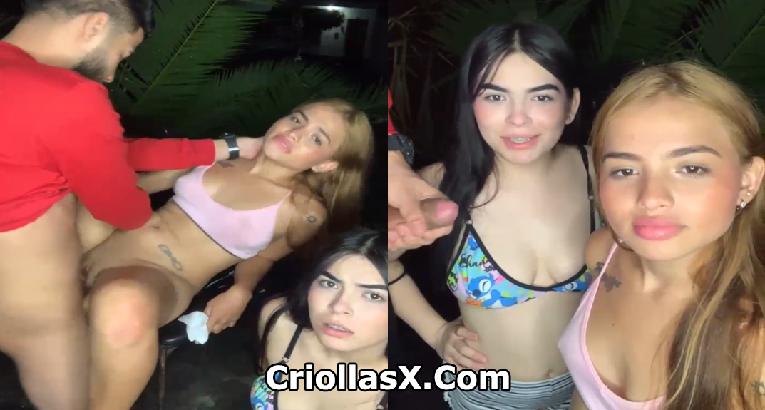 Los Videos de Dos colombianas en trio porno en patio de la casa – Porno Colombiano por Criollasx.net