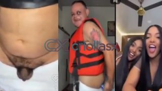 Los Videos de Urias Lobo se mete algo por el culo en vivo con las Gemelas Estrada colombianas por Criollasx.net
