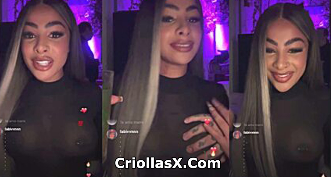 Los Videos de La famosa Yailin expones sus Tetas Grandes en Live de Instagram por Criollasx.net
