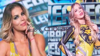 Los Videos de Tatiana Angel de guerreros canal 1 descuido en vivo muestra sus senos por Criollasx.net