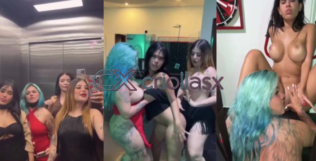 IsaRamirezOficial Colombiana de Party con sus Putas para Onlyfans Gratis