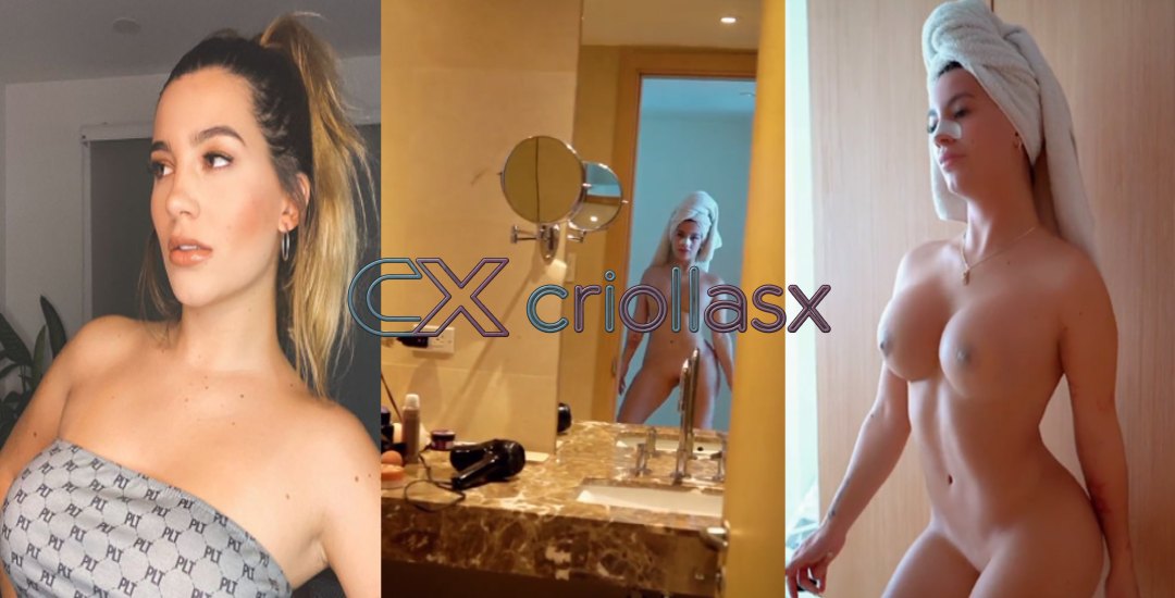ValenG222 Colombiana posando desnuda después de tomar una ducha para OnlyFans Colombia